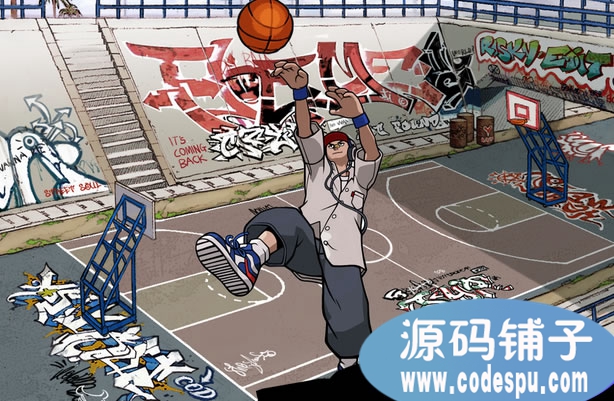 《街頭籃球FreeStyle》完整源代碼(服務端+客戶端+資源+文檔)