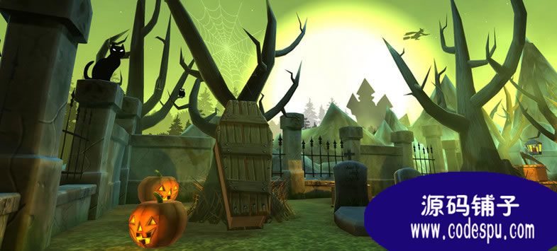 unity3D卡通場(chǎng)景 支持pc、mac和手機(jī)平臺(tái)