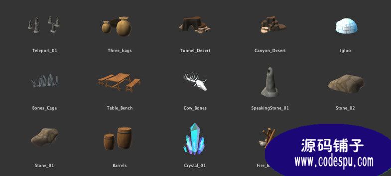 unity3D卡通場(chǎng)景 支持pc、mac和手機(jī)平臺(tái)