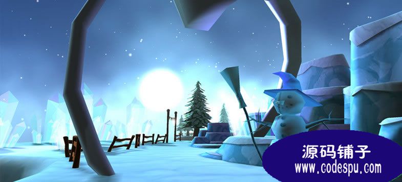 unity3D卡通場(chǎng)景 支持pc、mac和手機(jī)平臺(tái)