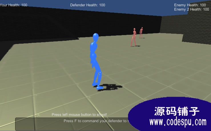 unity3D 人物角色AI智能腳本源碼 NPC格斗源碼(超強大)