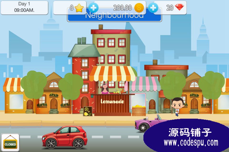 cocos2d-x游戲源碼 開源商業模擬游戲《檸檬汁杰克》源碼
