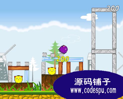 android游戲源碼 盛怒的老鼠源碼 仿憤怒的小鳥源碼