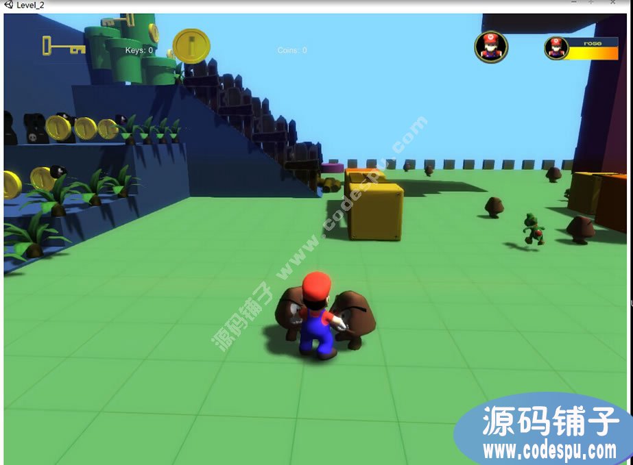 Unity3D 3DԴa WASDMarioƄ