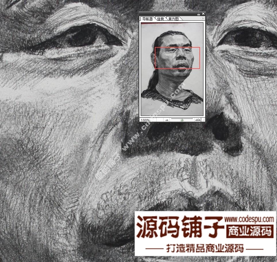 素描頭像臨摹畫室收集經典 朱傳奇素描作品高清大圖片57幅