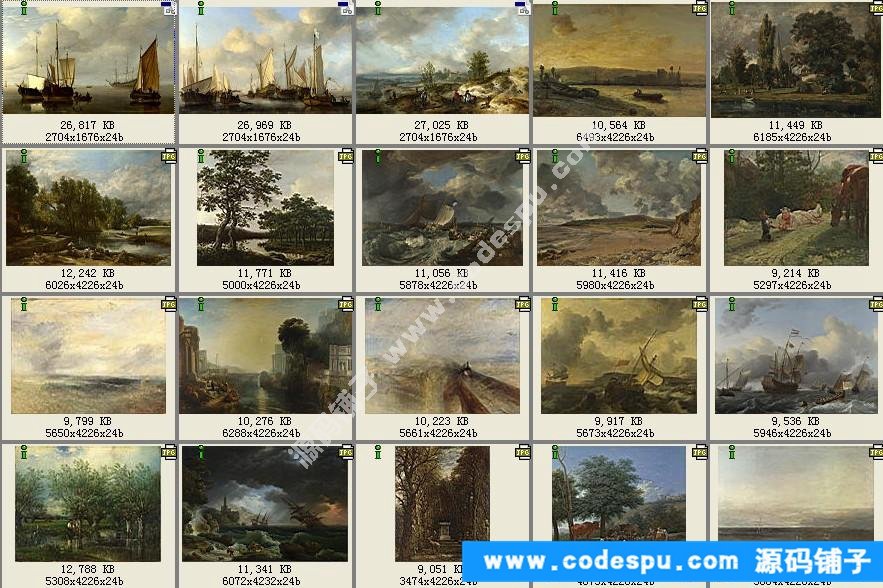 古典油畫風(fēng)景 高清圖片 設(shè)計素材/繪畫臨摹/美術(shù)參考圖庫