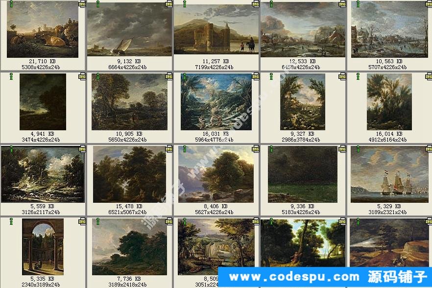 古典油畫風(fēng)景 高清圖片 設(shè)計素材/繪畫臨摹/美術(shù)參考圖庫