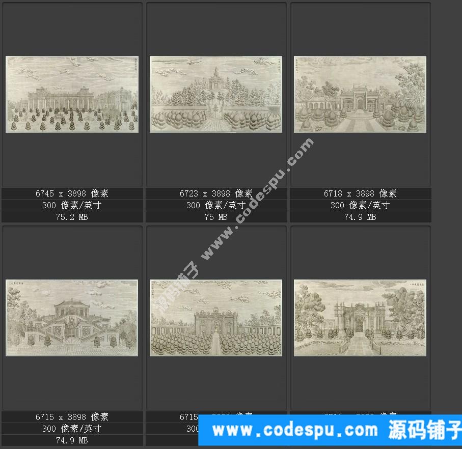 國畫高清電子版數(shù)據(jù)庫歷代名家作品輯郎世寧國畫高清作品集