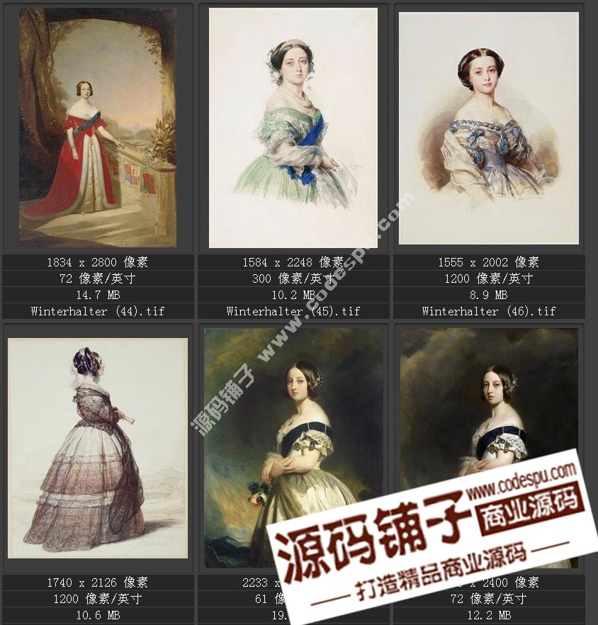 德國學(xué)院派著名宮廷畫家 溫德爾哈爾特 繪畫作品高清圖51幅