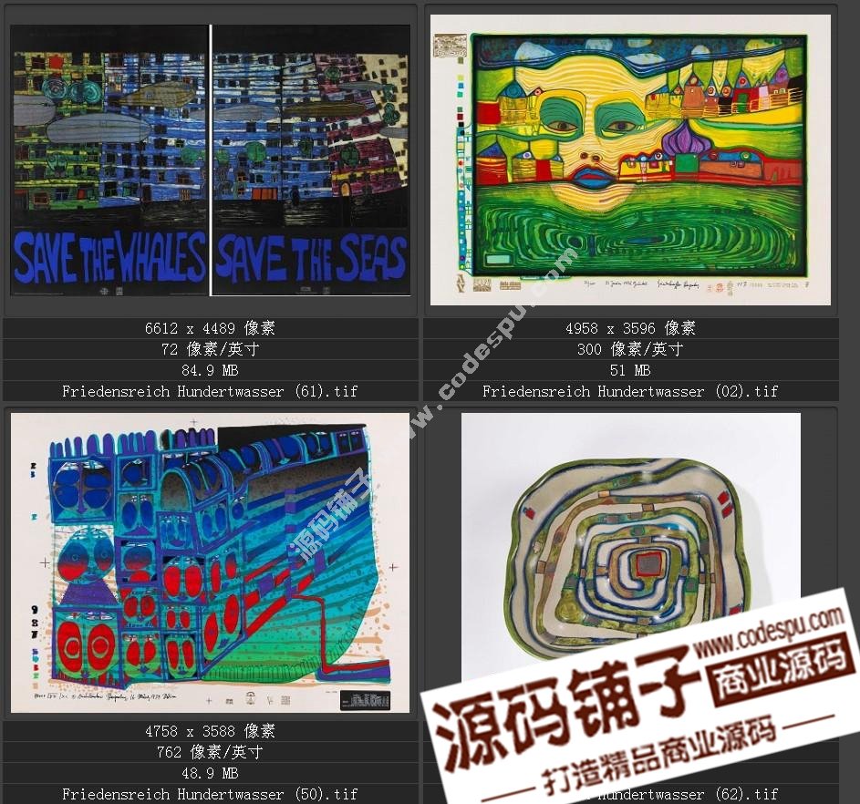 20世紀(jì)末期最有名的藝術(shù)家★漢德瓦薩(繪畫作品高清圖65幅)
