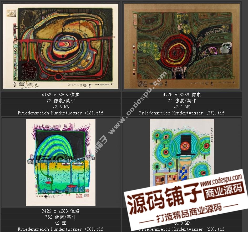 20世紀(jì)末期最有名的藝術(shù)家★漢德瓦薩(繪畫作品高清圖65幅)