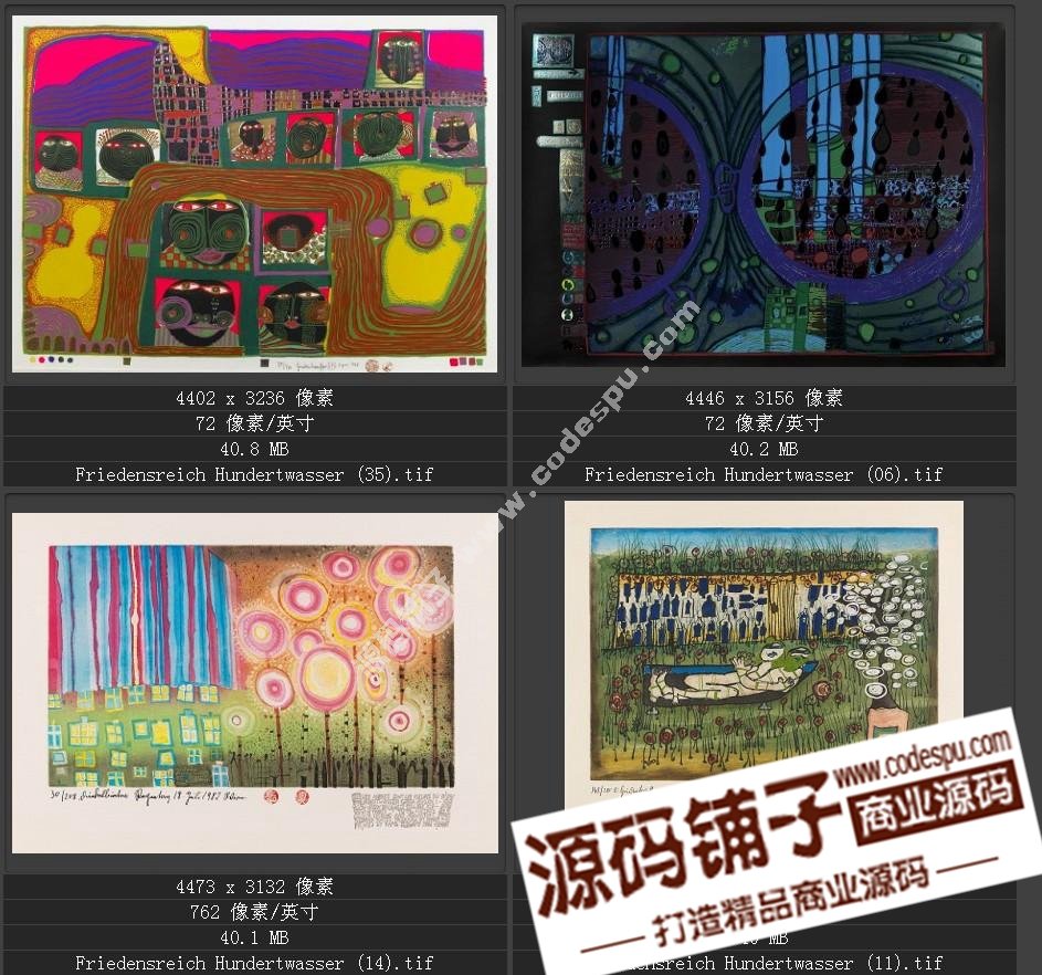 20世紀(jì)末期最有名的藝術(shù)家★漢德瓦薩(繪畫作品高清圖65幅)