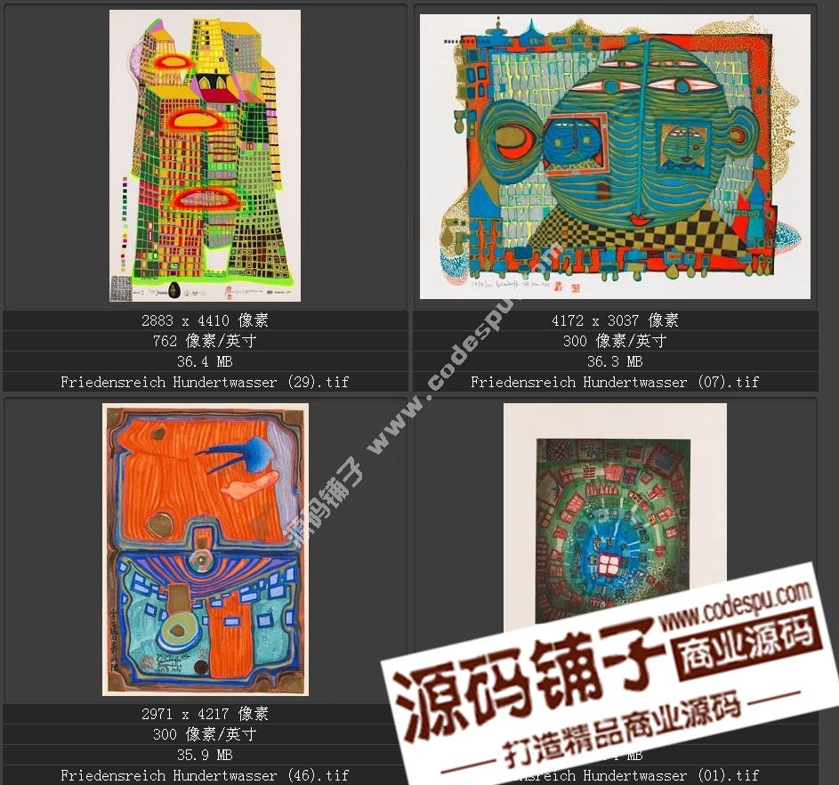 20世紀(jì)末期最有名的藝術(shù)家★漢德瓦薩(繪畫作品高清圖65幅)