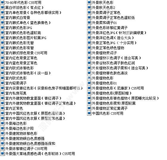 2015安超調色視頻教程 PS后期調色寶典raw預設公開課設計素材