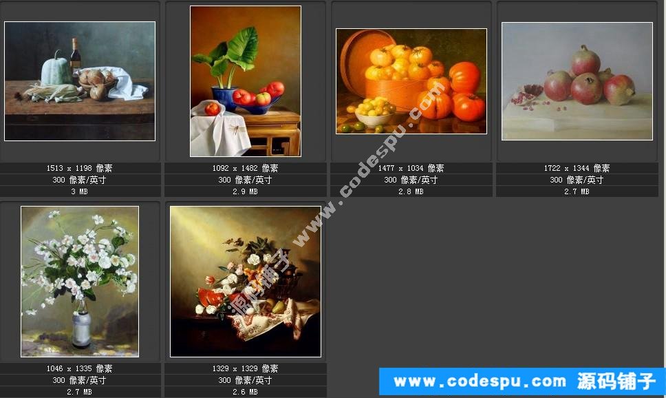 顧伊達 油畫繪畫作品高清大圖片 裝飾畫微噴高清大圖22幅8.08GB