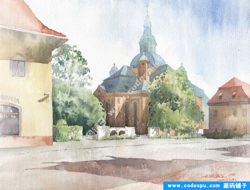 珍貴美術資料《Grzegorz Wróbel水彩風景》經典推薦