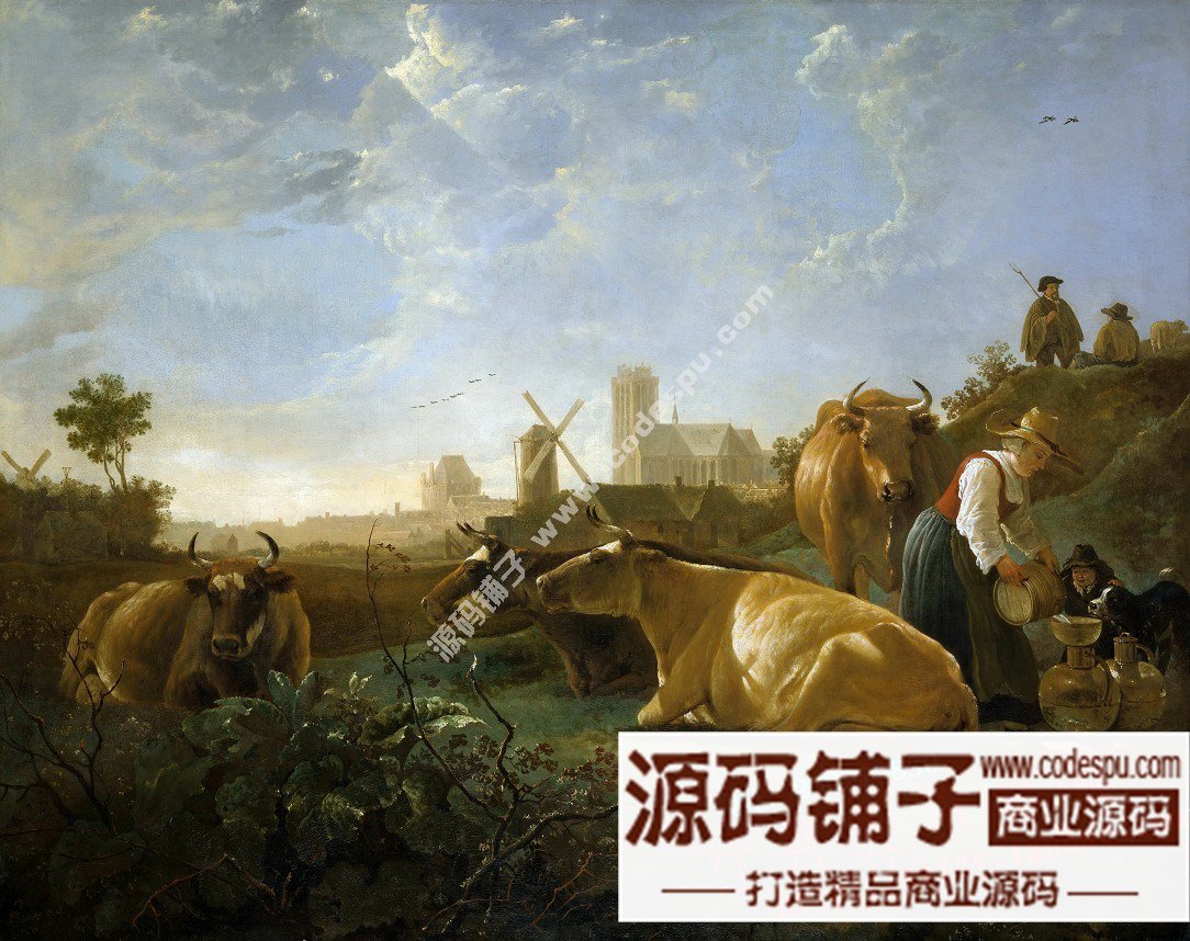 荷蘭繪畫大師阿爾伯特.庫柏 高清作品圖集 100幅 大圖油畫2.58 GB