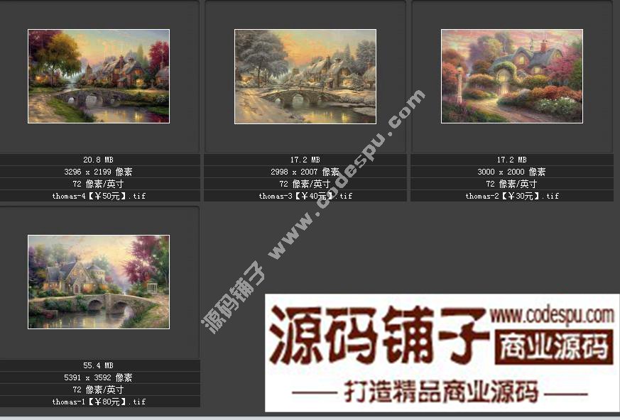 美國風景畫大師★Thomas Kinkade 托馬斯〓油畫作品高清圖片集