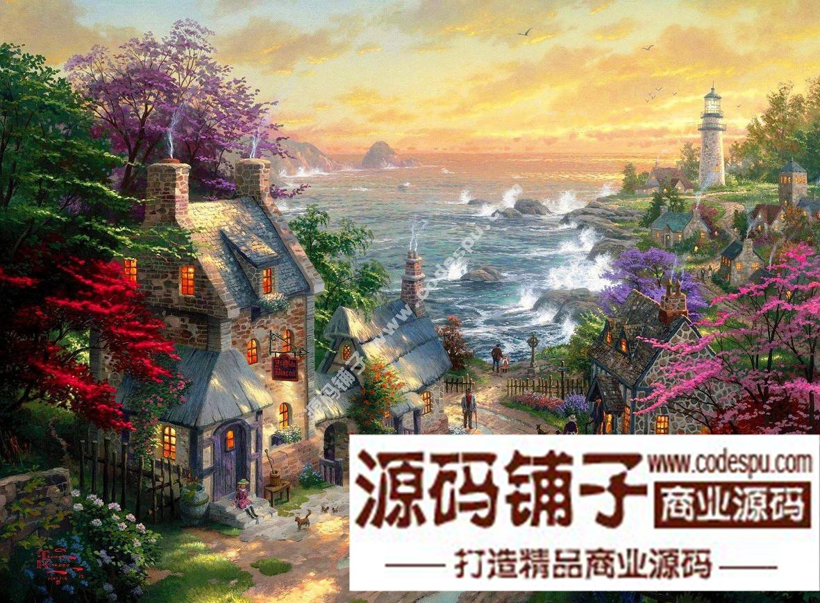 美國風景畫大師★Thomas Kinkade 托馬斯〓油畫作品高清圖片集