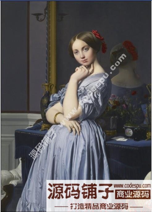 油畫高清圖片★安格爾 J.A.D Ingres 繪畫作品高清圖片64幅 2.5G
