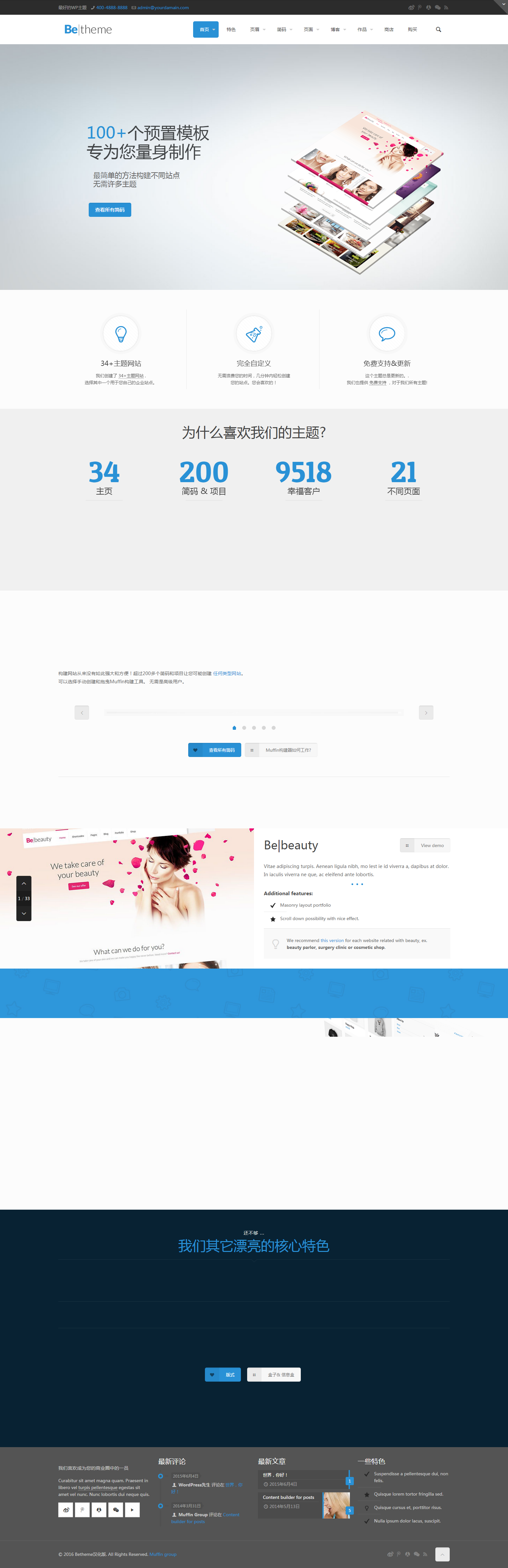 企業(yè)CMS_商城wordpress主題_Betheme