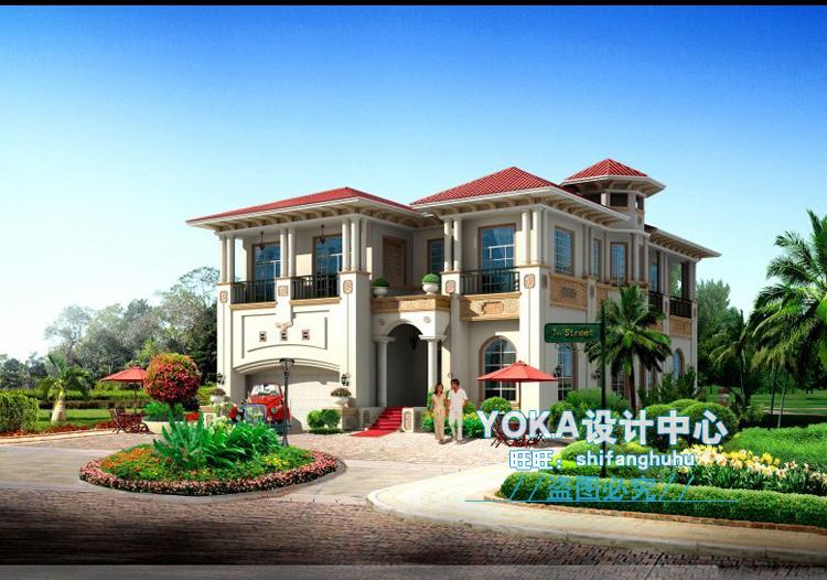 全套新農村自建房CAD圖紙_別墅施工圖_效果圖