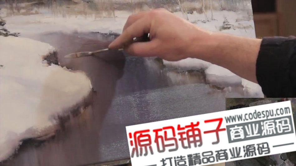 俄羅斯藝術家極品教程【雪景油畫技法】720P