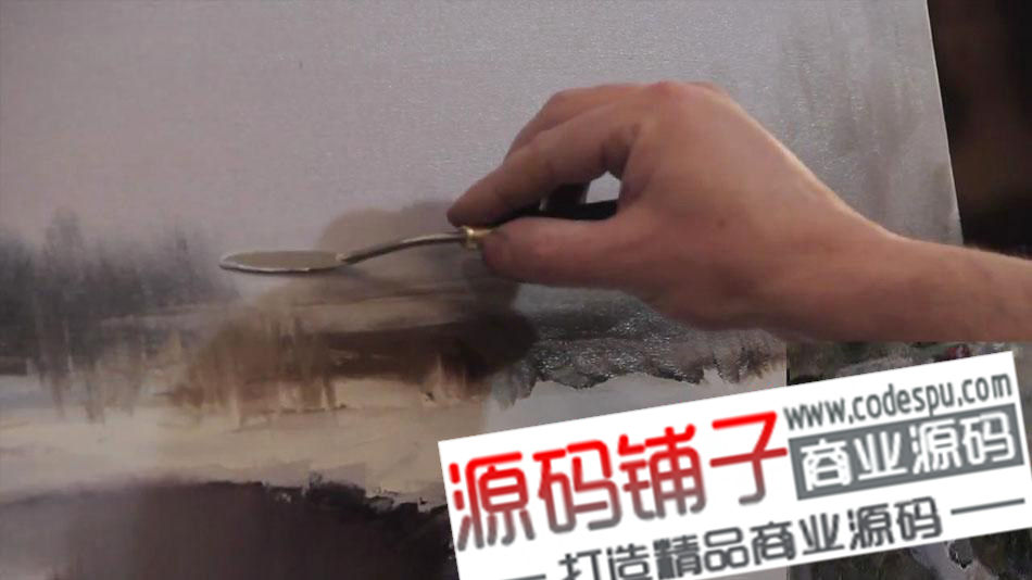 俄羅斯藝術家極品教程【雪景油畫技法】720P