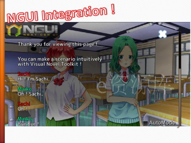 unity3dΑԴa(xing)ĿVisual Novel ToolkitҕX(ju)Сf(shu)ðU(xin)