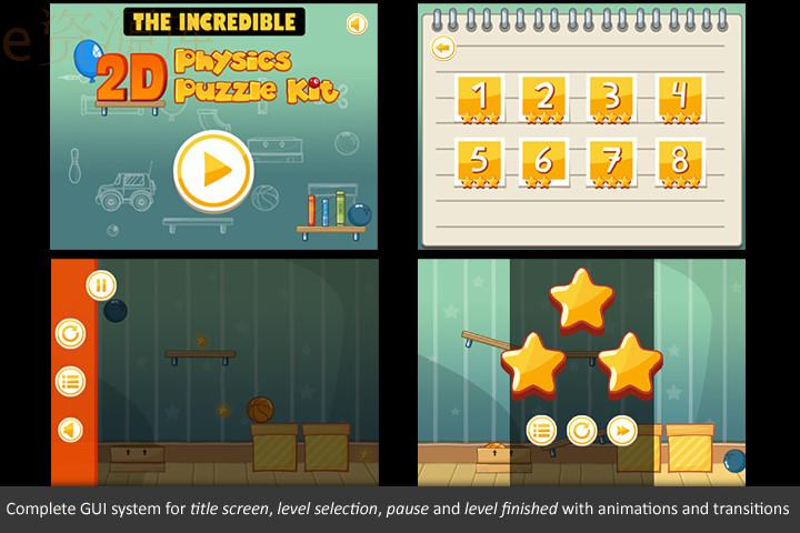 unity3dΑԴa i(xing)Ŀ2D Physics Puzzle Kit 1.0