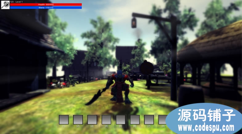 unity RPG游戲項目源碼(RPGAIO) unity官網賣到100美元