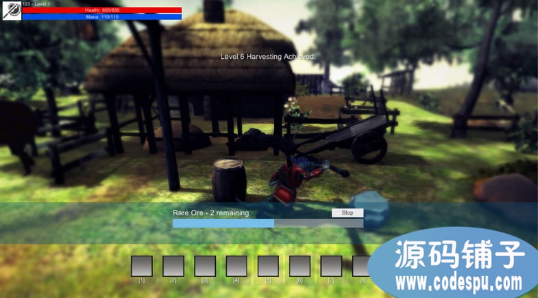 unity RPG游戲項目源碼(RPGAIO) unity官網賣到100美元