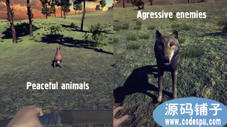unity 3D野外生存游戲源碼_槍?xiě)?zhàn)游戲源碼_c#源碼_支持多人游戲