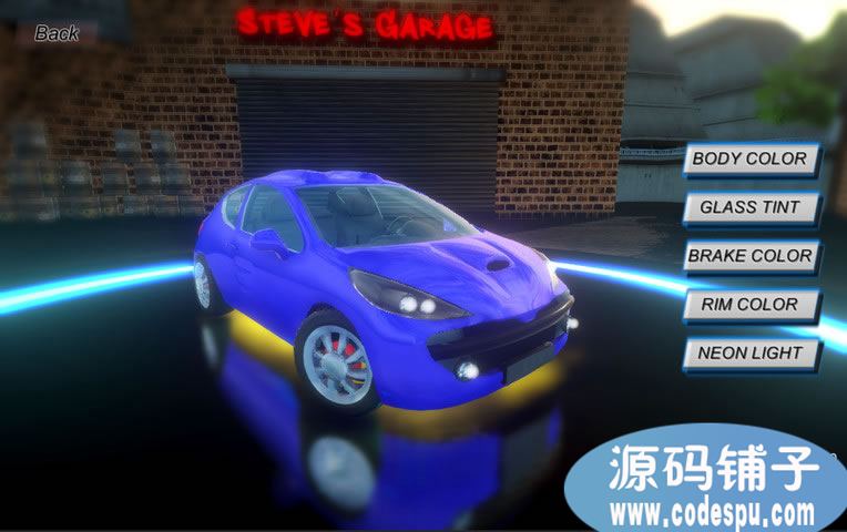 unity賽車游戲項目模板源碼 Racing Game Template