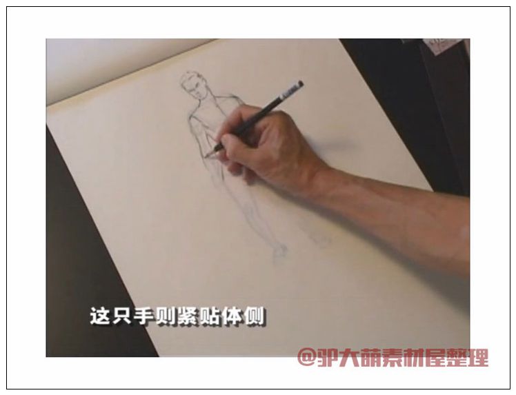 時裝畫繪畫技法_模特服裝馬克筆效果圖視頻教程1.44G素材