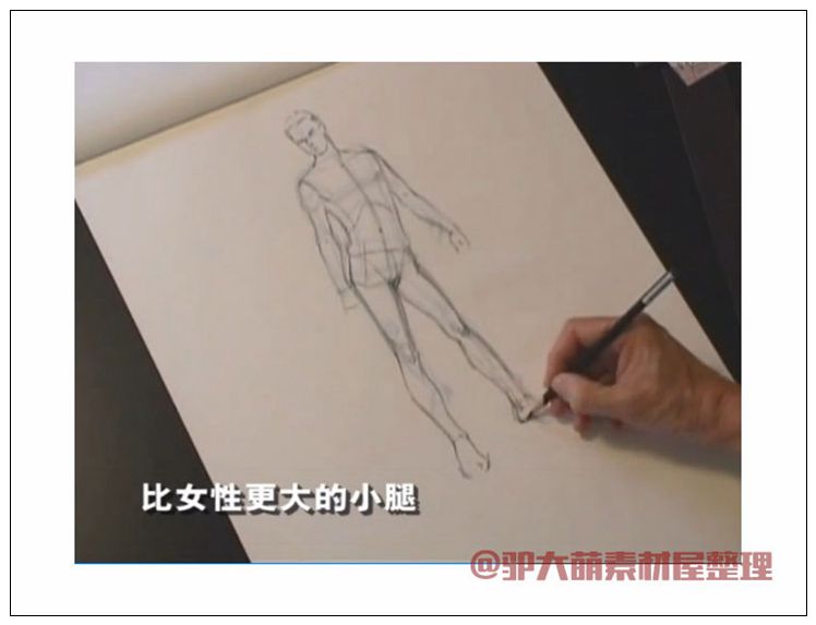 時裝畫繪畫技法_模特服裝馬克筆效果圖視頻教程1.44G素材