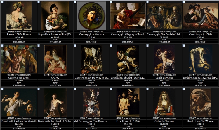 ߆ͮRġLbDCaravaggioDƬز