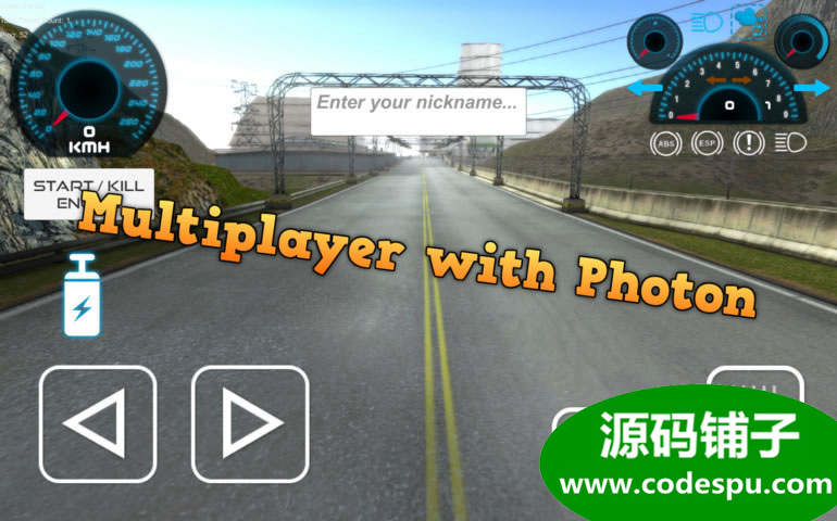 unity汽車控制系統(tǒng)源碼 Realistic Car Controller 3.0f