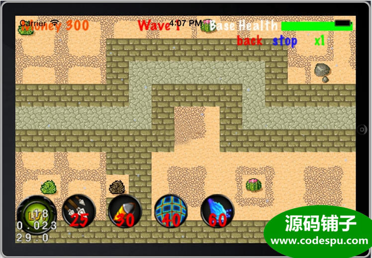 cocos2d-x《小霸王塔防》完整策略游戲源碼