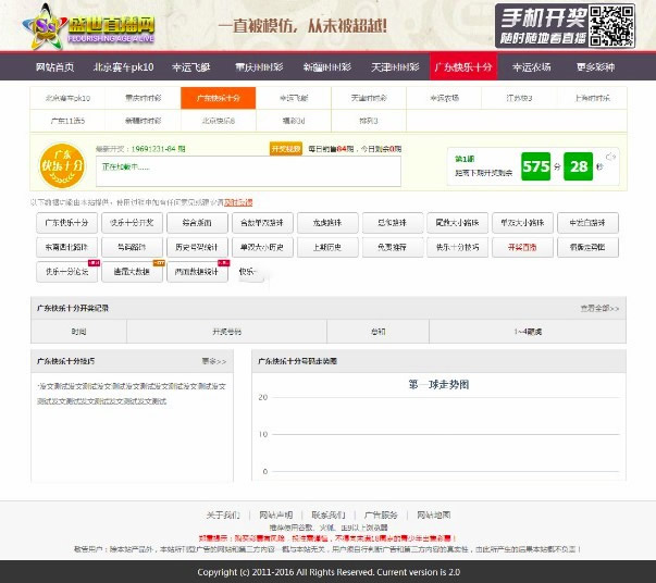 ThinkPHP內(nèi)核開發(fā)的CP直播網(wǎng) CP開獎(jiǎng)結(jié)果直播平臺(tái)源碼