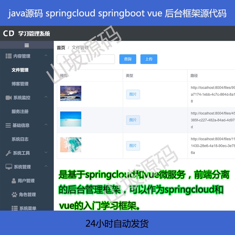 261-javaԴa springcloud springboot vue _ Դa