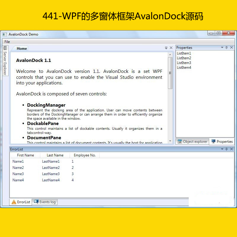 441-WPFĶരwAvalonDockԴa