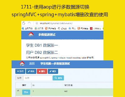 1711-ʹaopMжԴГQ springMVC+spring+mybatishĲʹ