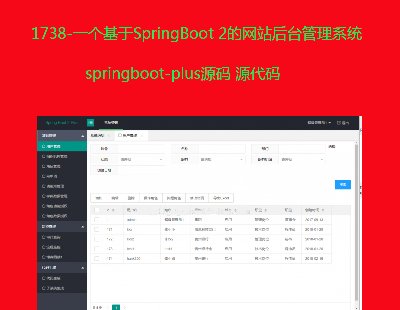 1738-һ(g)SpringBoot 2ľW(wng)վ_(ti)ϵy(tng)springboot-plusԴa Դa